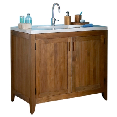 Meuble avec plan vasque Bahia  largeur 100 cm...